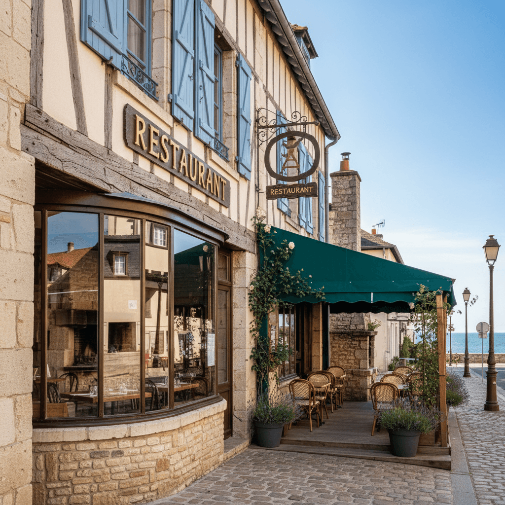 Restaurant 180m² à La Rochelle : terrasse - extraction - Image 1