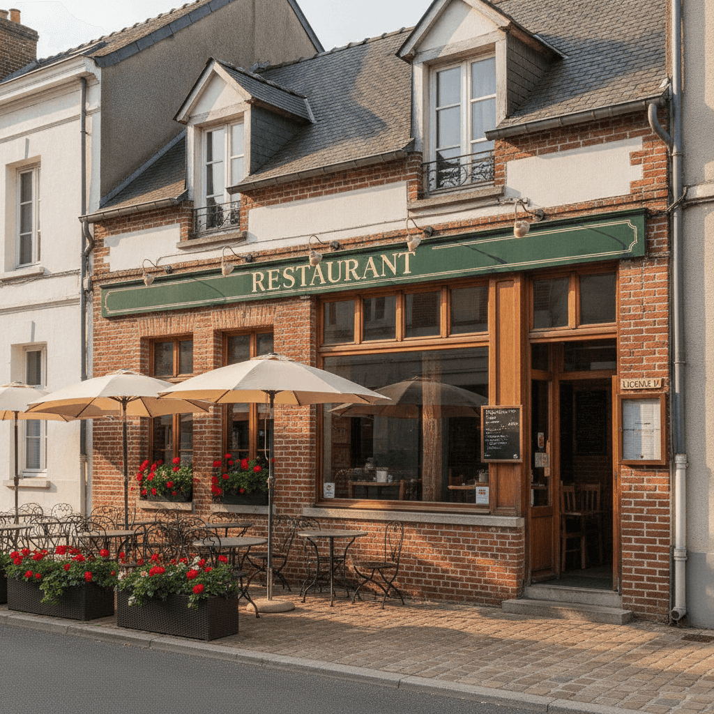 Restaurant 143m² à Hazebrouck : terrasse - licence IV - Image 1