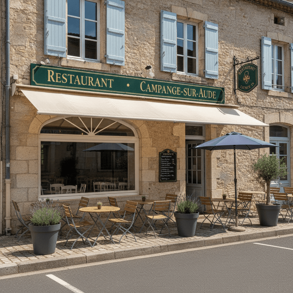 Restaurant 160m² à Campagne-Sur-Aude : terrasse - licence IV - Image 1