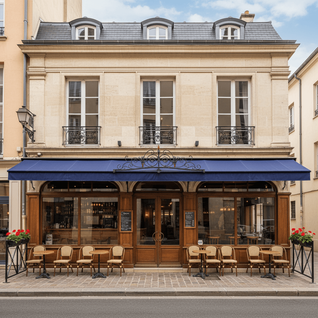 Restaurant 77m² à Lyon : terrasse - licence IV