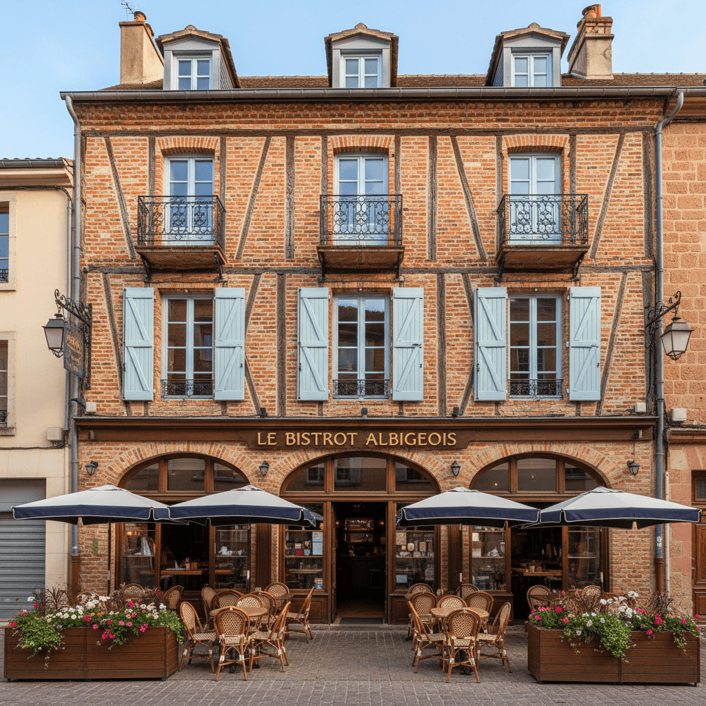 Restaurant 300m² à Albi : terrasse - licence IV - Image 1