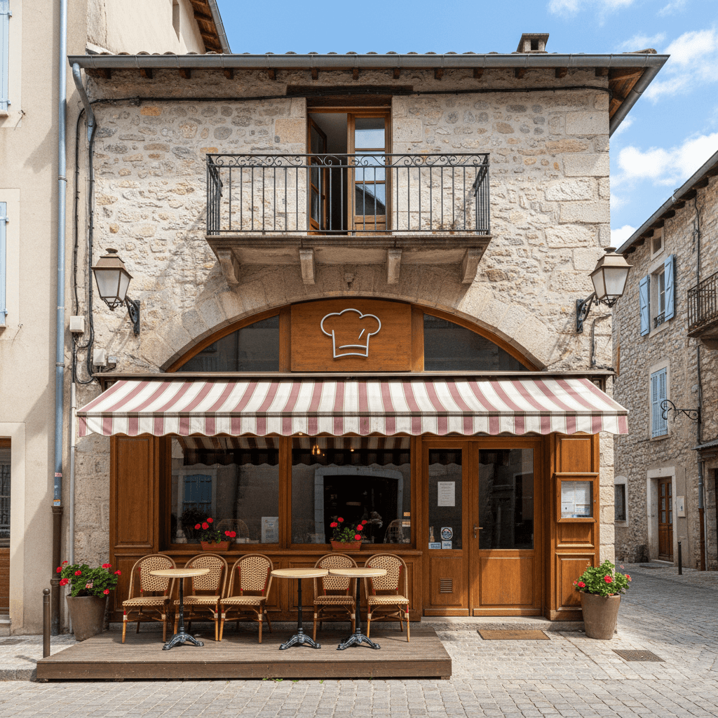 Restaurant 160m² à Saint-Martin-Vésubie : extraction - cuisine équipée - Image 1