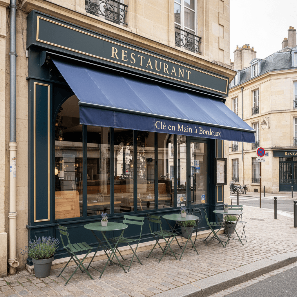 Restaurant 50m² à Bordeaux : licence IV - extraction