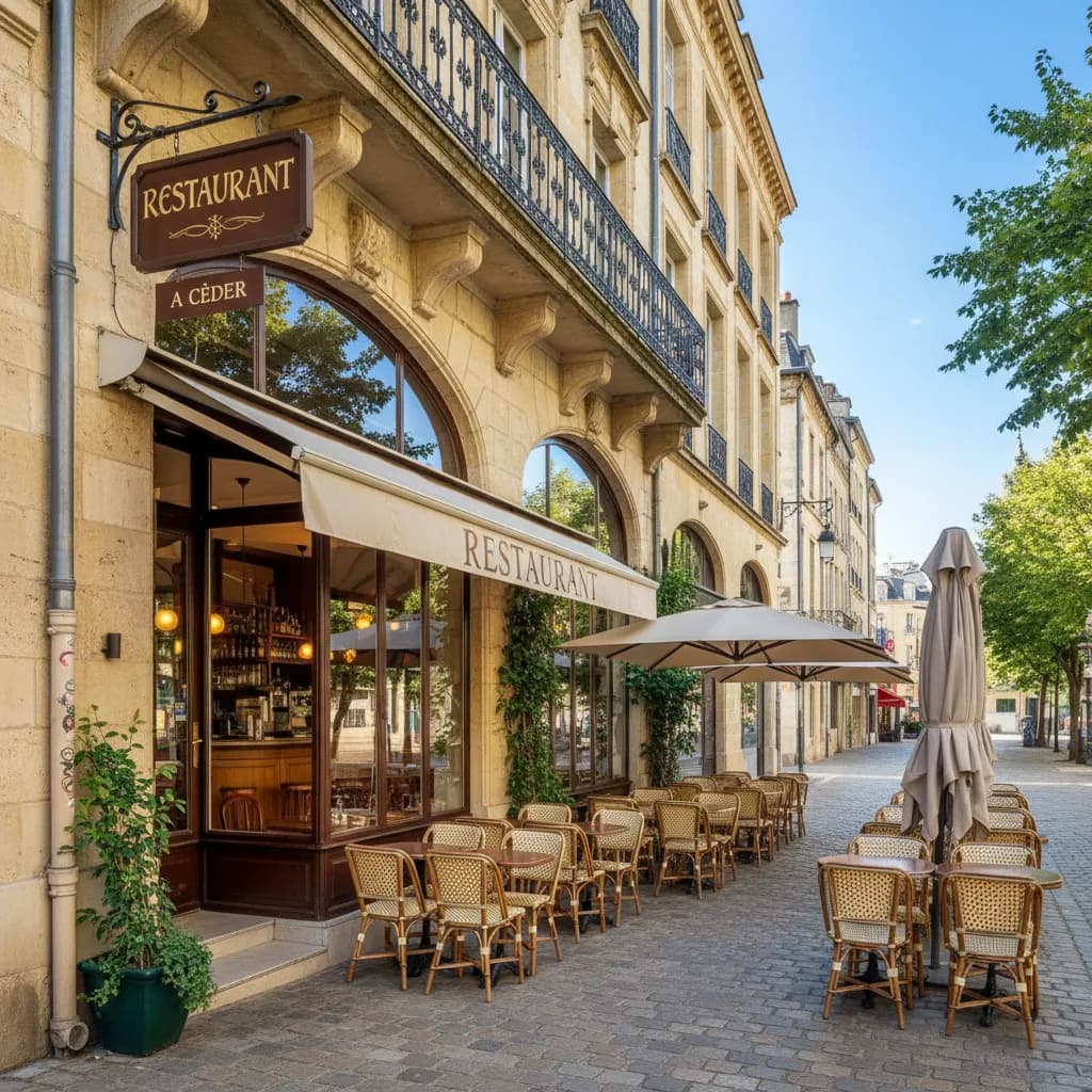 Restaurant à Bordeaux : terrasse - licence IV - Image 1