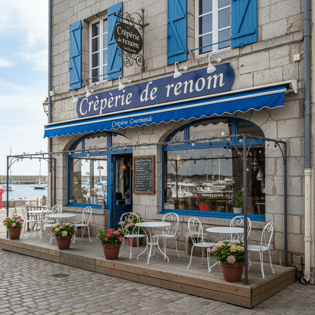 Restaurant 80m² à Le Croisic : terrasse - climatisation - Image 1