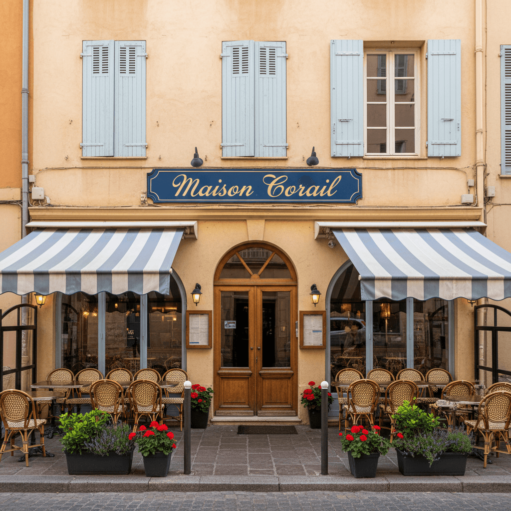 Restaurant 58m² à Nice : terrasse