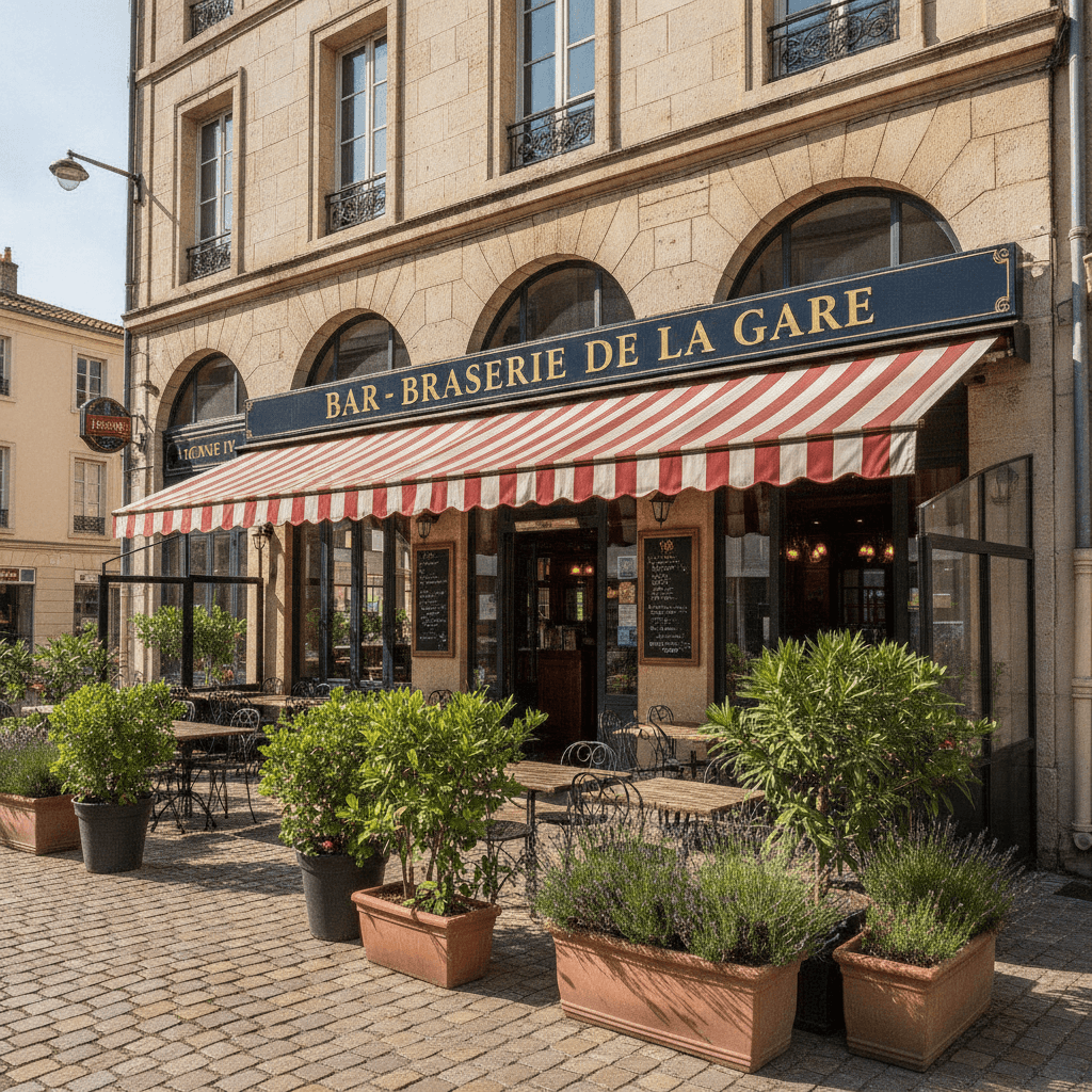 Bar-brasserie 138m² à Alès : terrasse - licence IV - Image 1