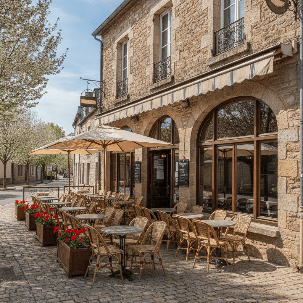 Bar-brasserie 105m² à Montemboeuf : terrasse - licence IV - Image 1