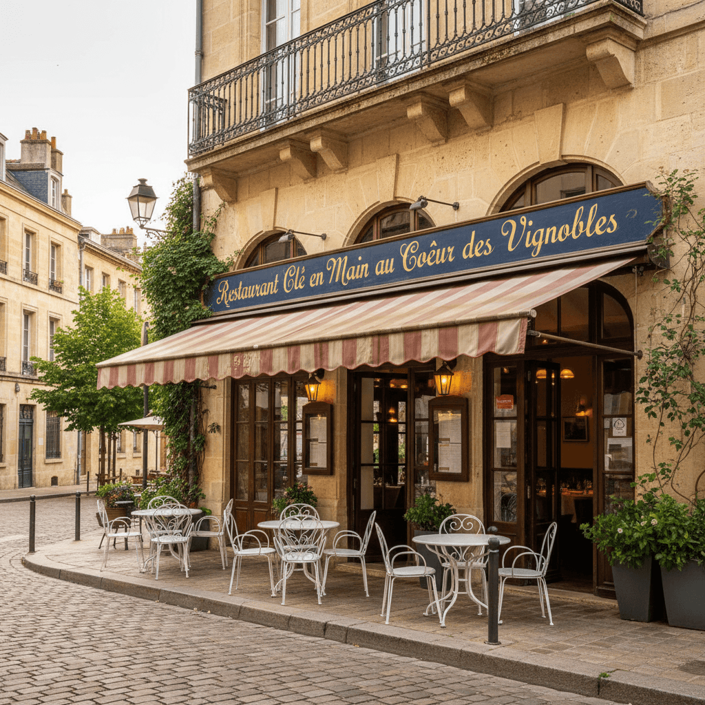 Restaurant à Bordeaux : terrasse - licence IV