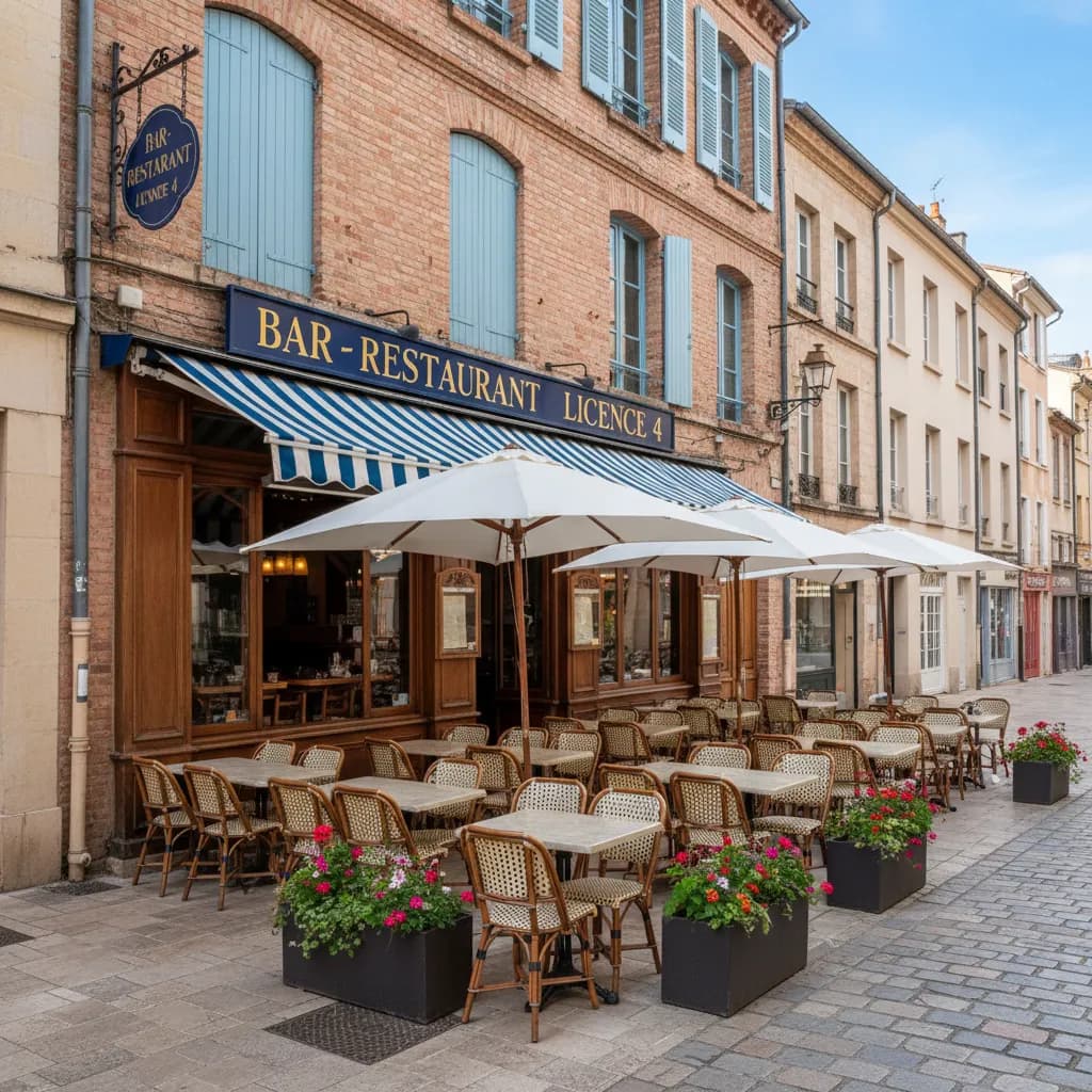 Restaurant 150m² à Toulouse : terrasse - licence IV - Image 1