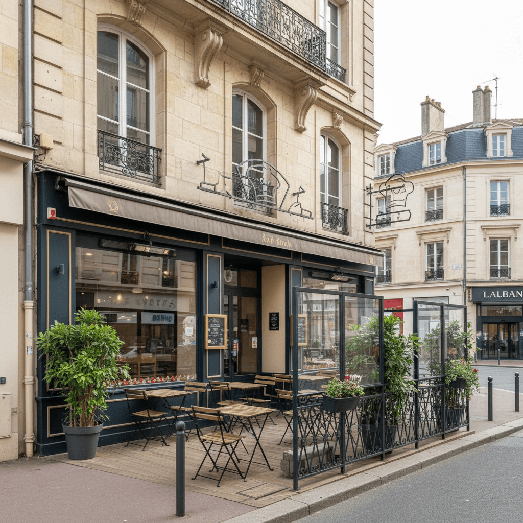 Fast-food à Le Mans : terrasse - licence IV - Image 1