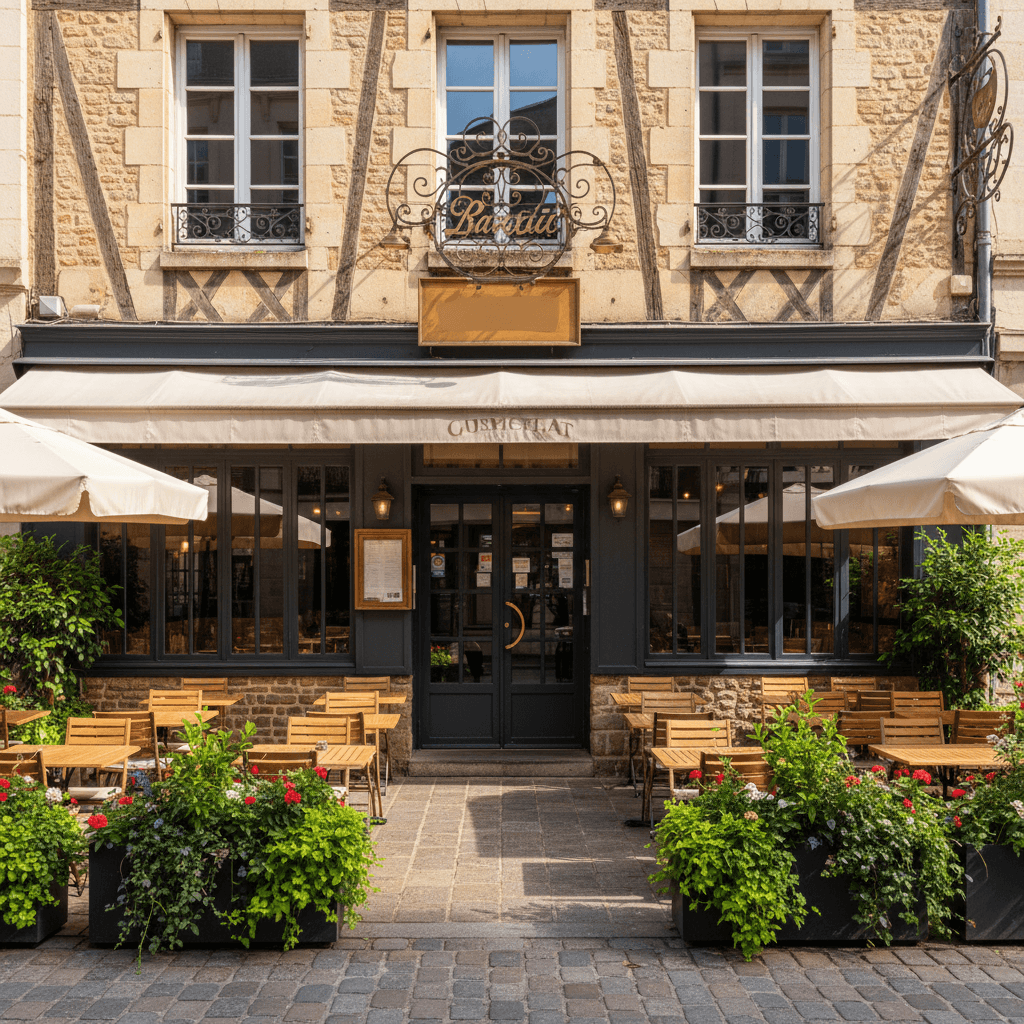 Restaurant à Rouen : terrasse - licence IV