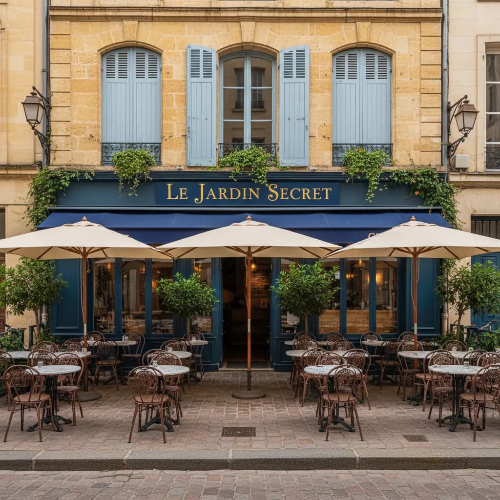 Restaurant 104m² à Bordeaux : terrasse - Image 1
