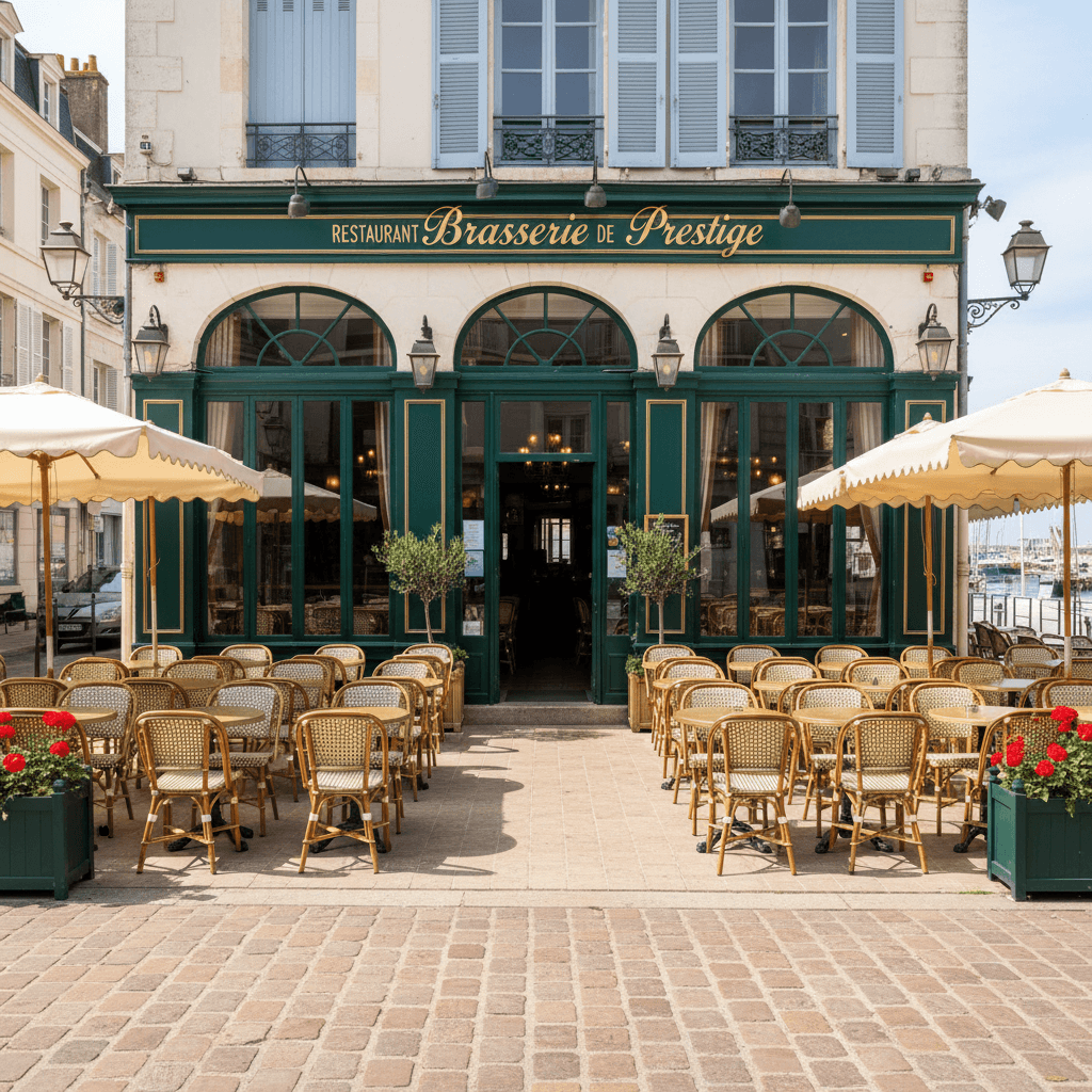 Bar-brasserie 142m² à La Rochelle : terrasse - licence IV - Image 1