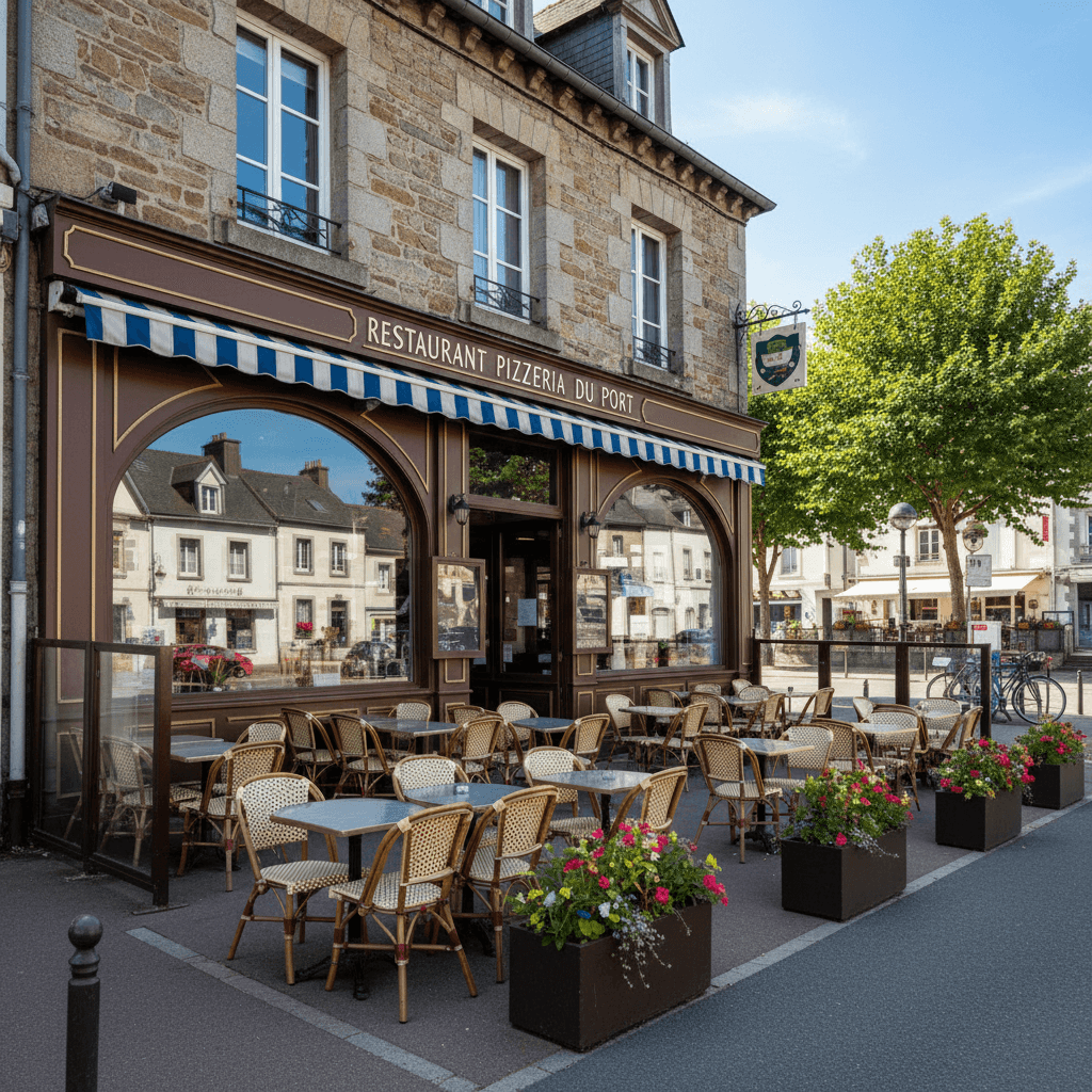 Restaurant 95m² à Lorient : terrasse - licence IV - Image 1