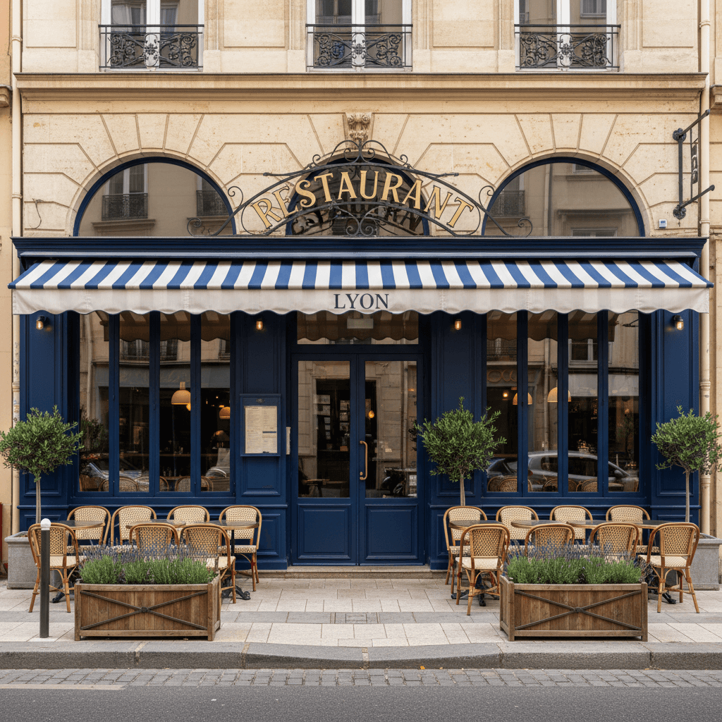 Restaurant à Lyon : terrasse - licence IV