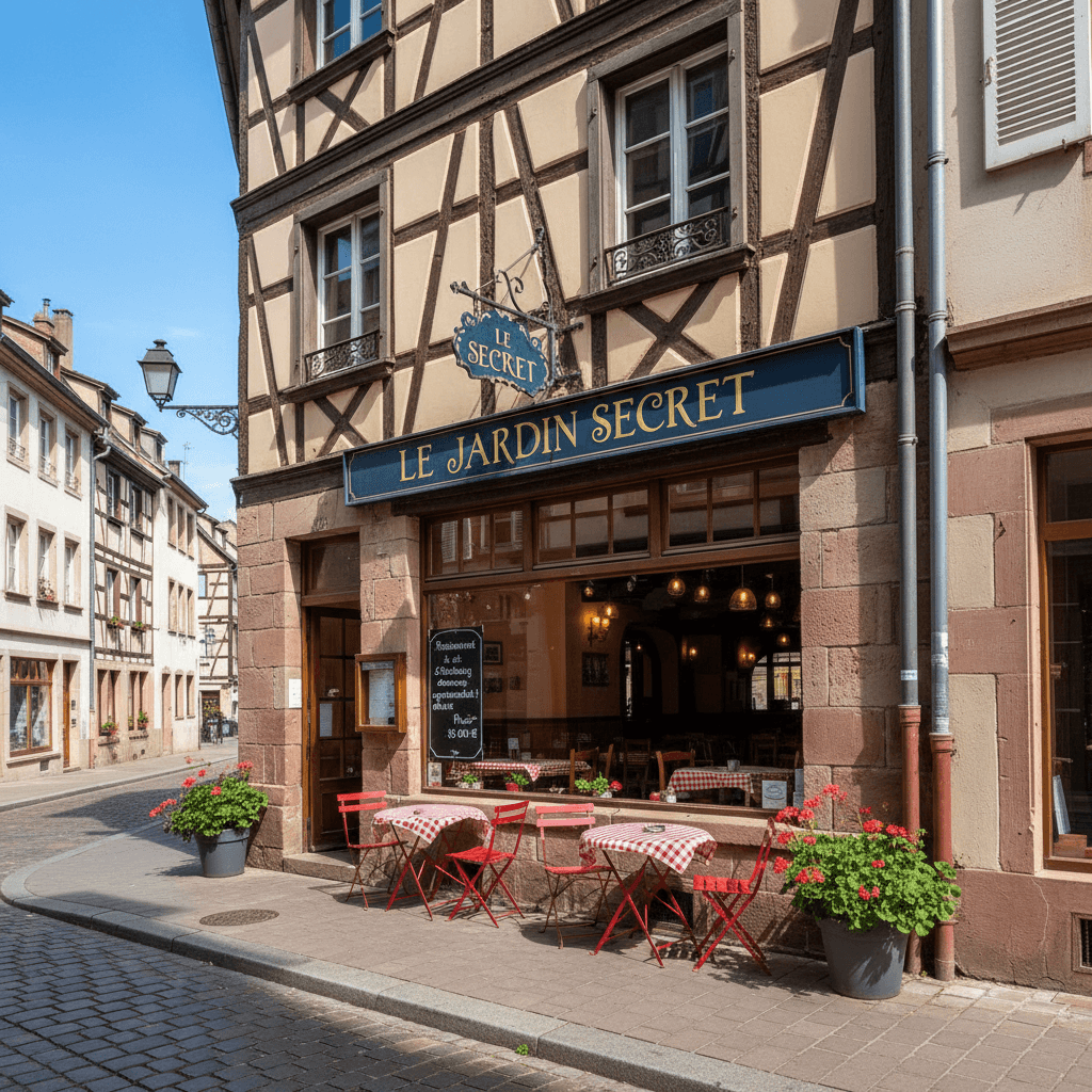 Restaurant à Strasbourg : terrasse - climatisation