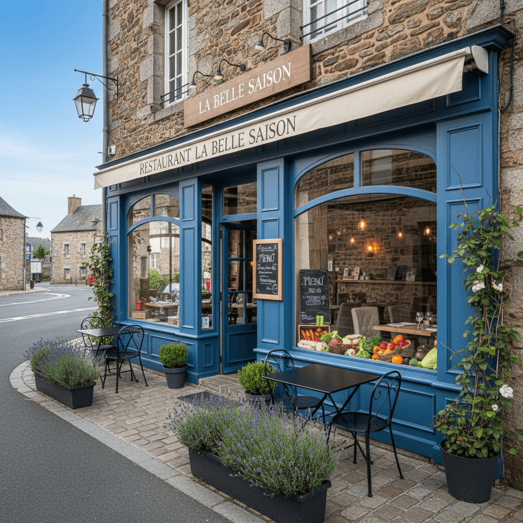 Restaurant 250m² à Rochefort-En-Terre : terrasse - licence IV - Image 1
