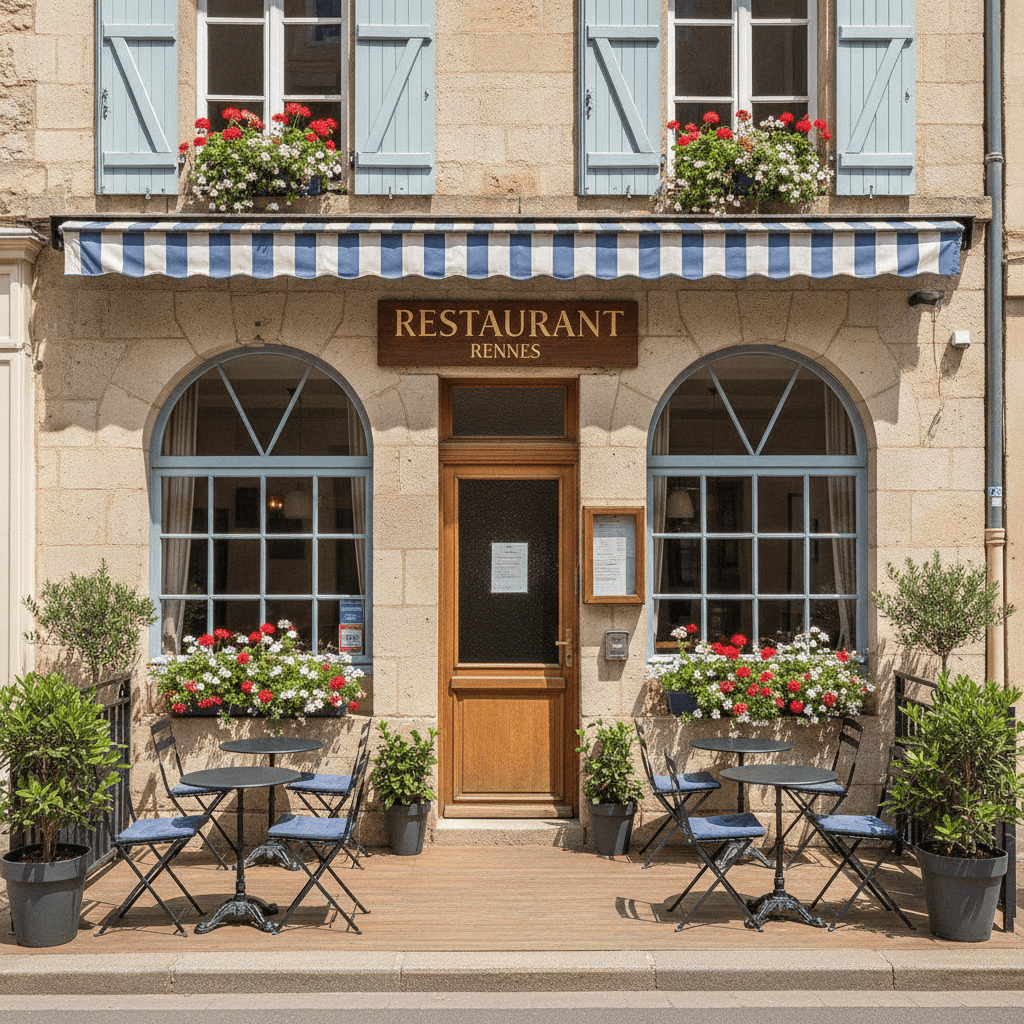 Restaurant 200m² à Rennes : terrasse - licence IV