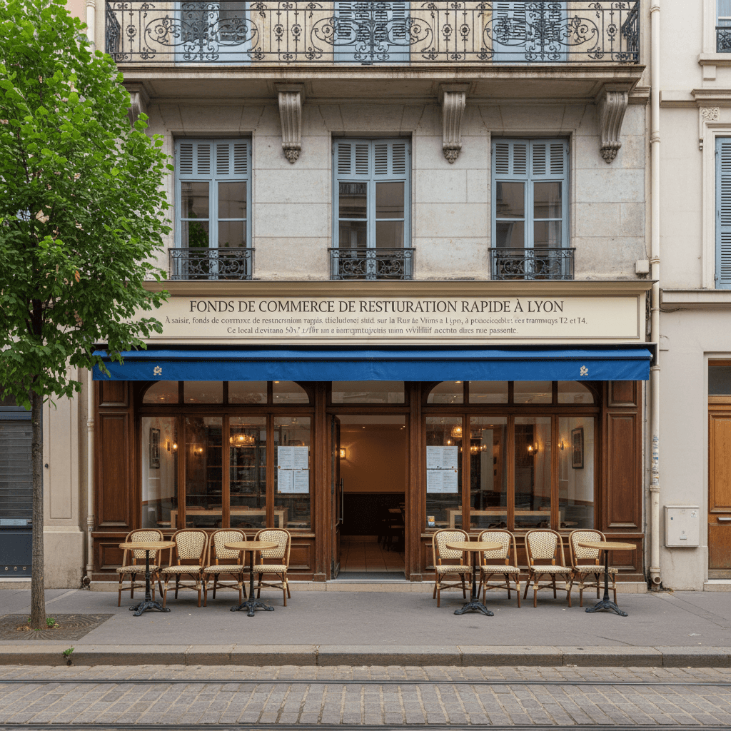 Fast-food 50m² à Lyon : extraction - climatisation - Image 1