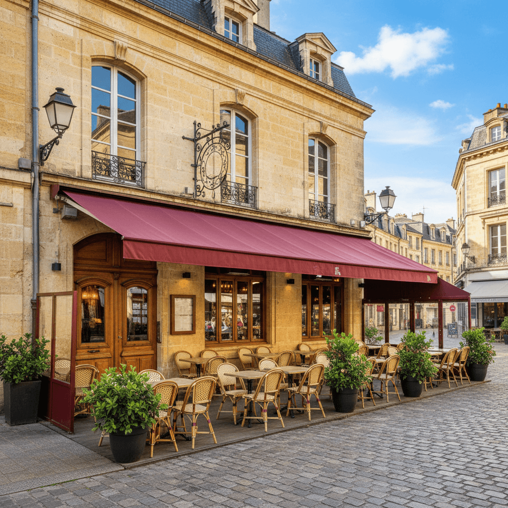 Restaurant 190m² à Bordeaux : terrasse - licence IV