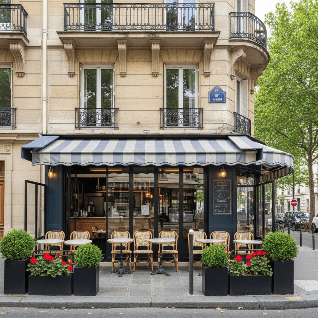 Restaurant à Paris 17ème avec Terrasse et Cheminée