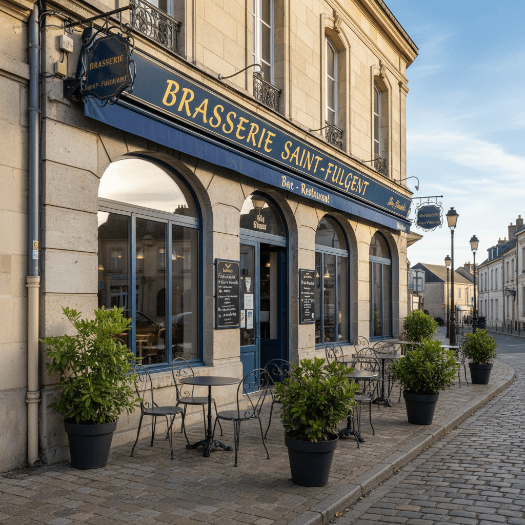 Bar-brasserie à Saint-Fulgent : terrasse - licence IV - Image 1