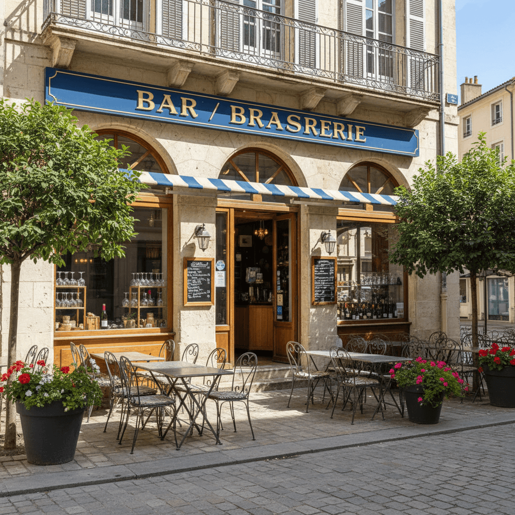 Bar-brasserie à Montpellier : terrasse - licence IV