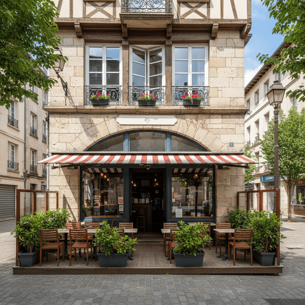 Restaurant 86m² à Bayonne : terrasse - licence IV - Image 1