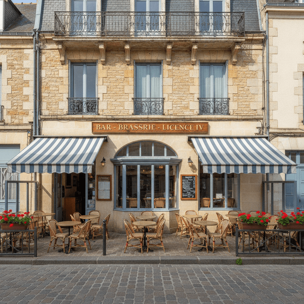 Bar-brasserie à La Rochelle : terrasse - licence IV
