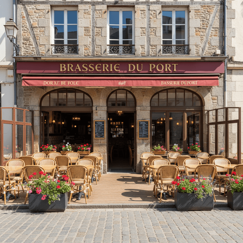 Bar-brasserie à Vannes : terrasse - licence IV - Image 1