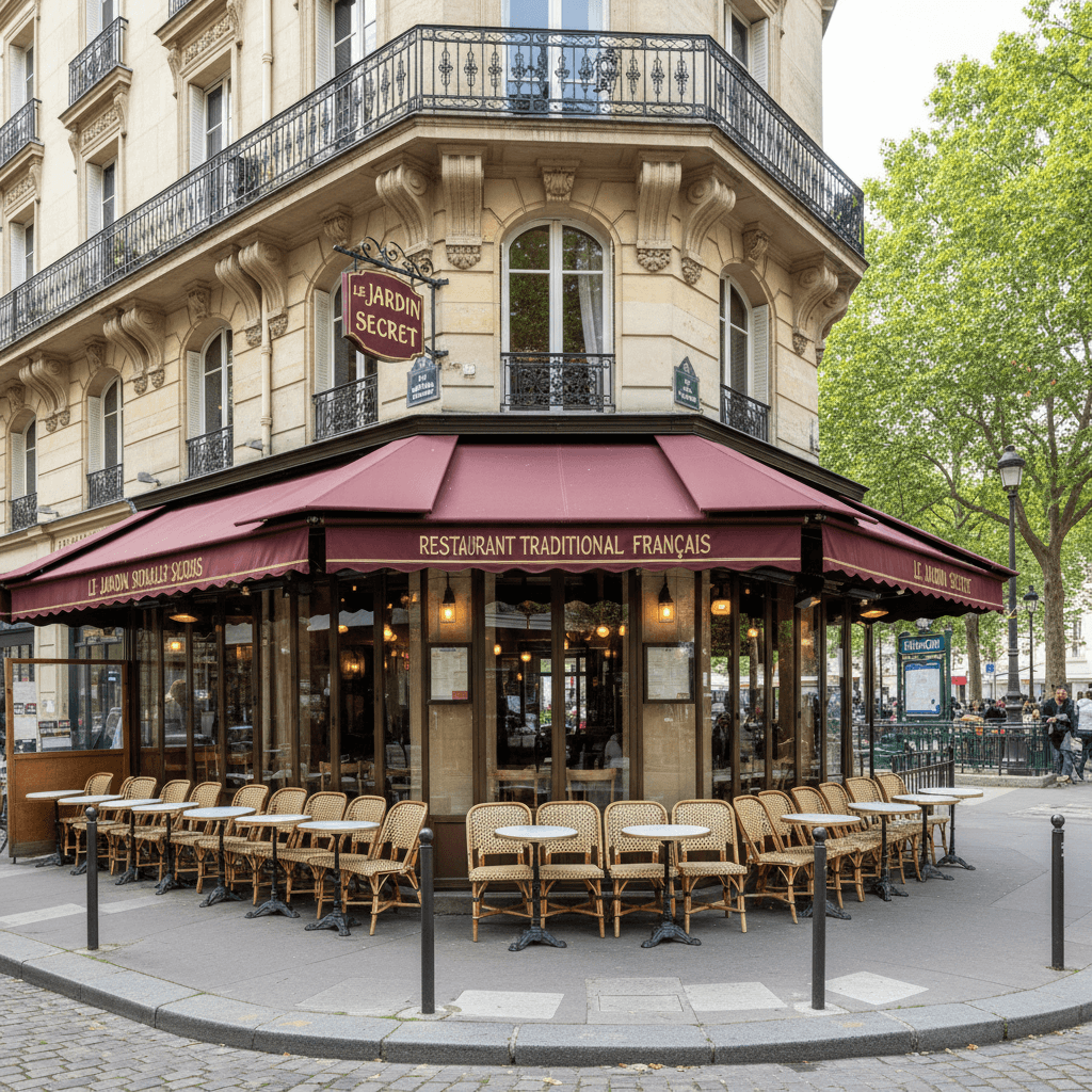 Local Commercial Restauration à Paris avec Terrasse