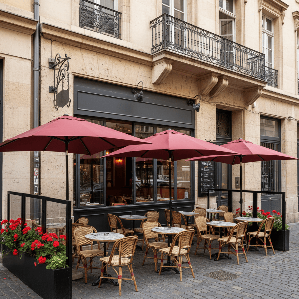Restaurant 65m² à Lyon : terrasse - licence IV