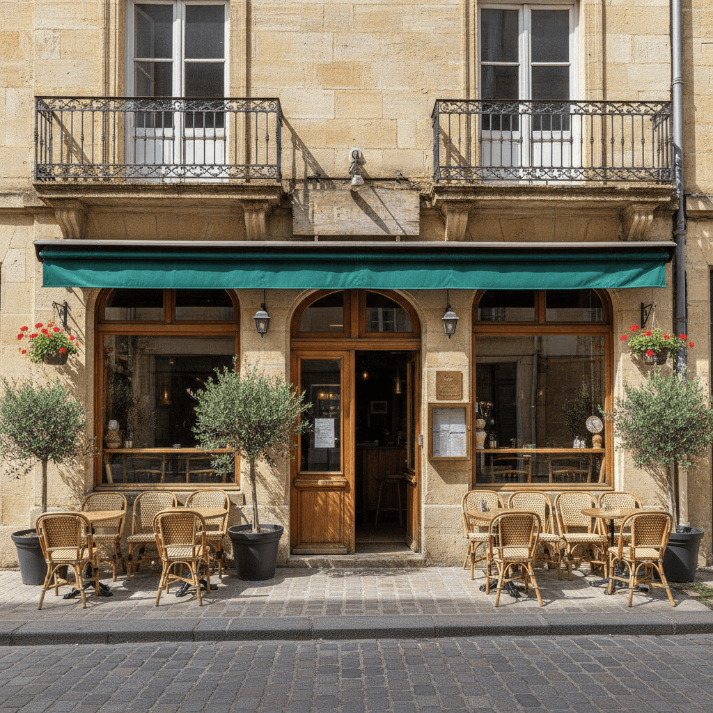 Restaurant à Bordeaux : terrasse - licence IV