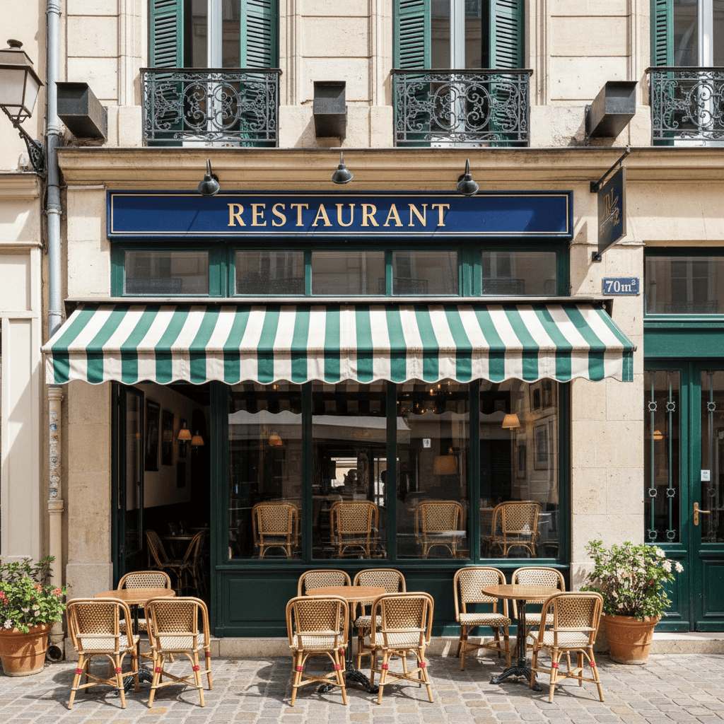 Restaurant 70m² à Lyon : extraction