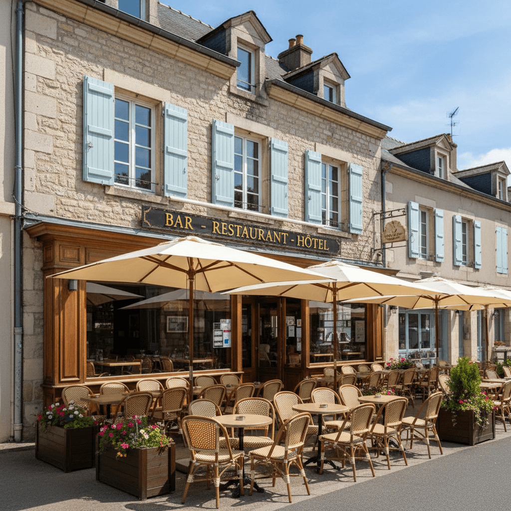 Restaurant 45m² à Hem-Hardinval : terrasse - licence IV - Image 1