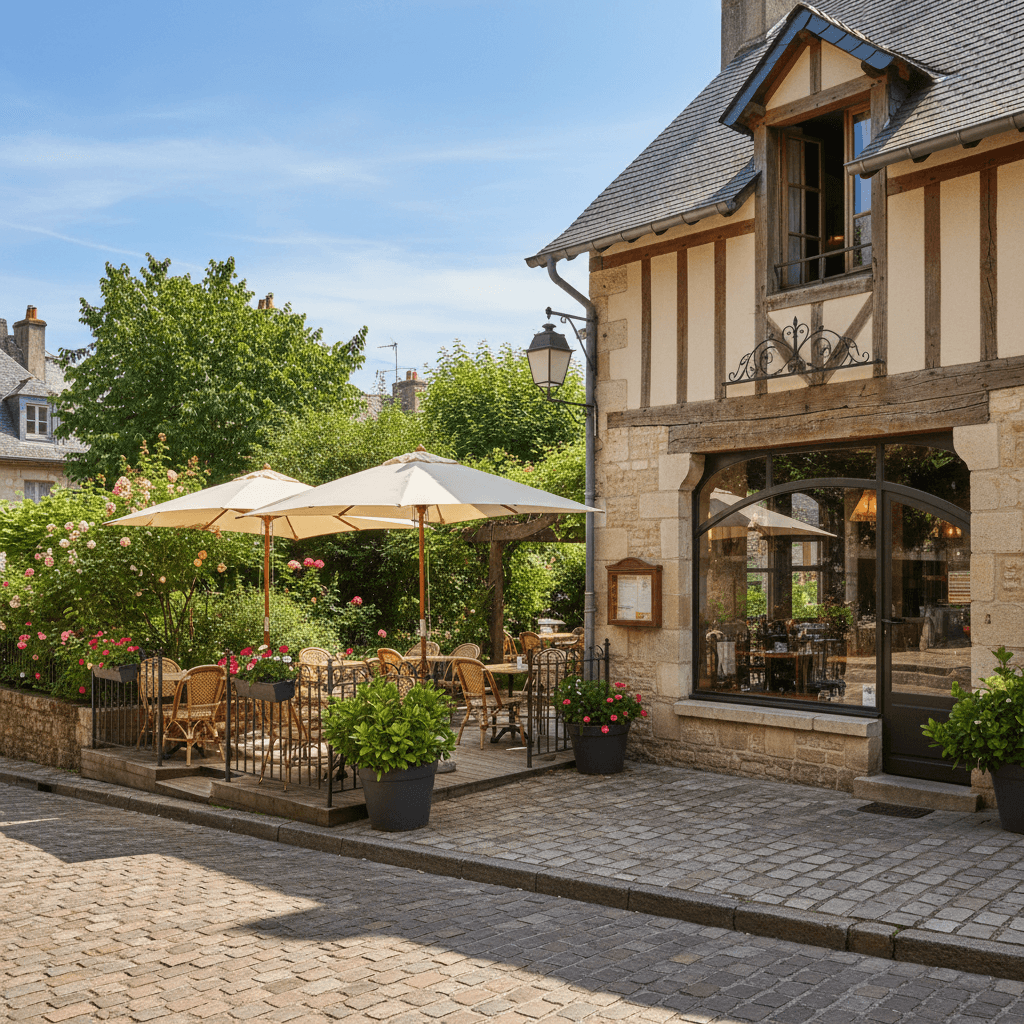 Restaurant 130m² à Salies De Bearn : terrasse - licence IV - Image 1