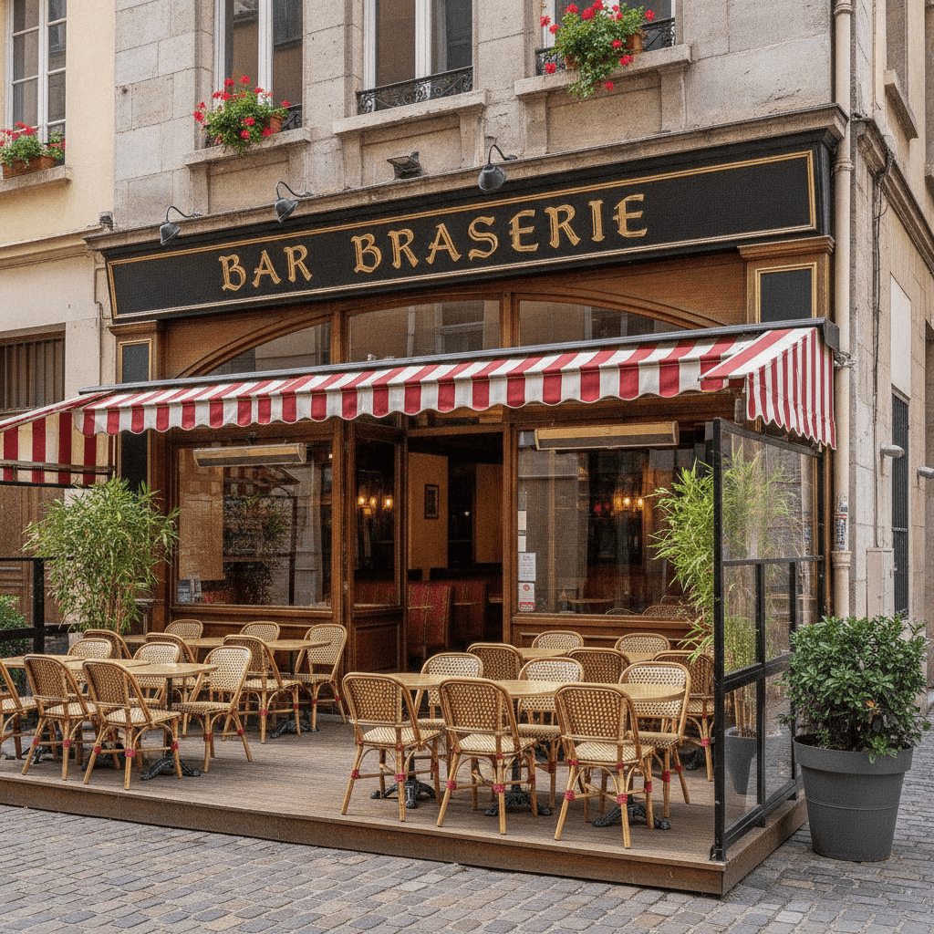Bar-brasserie 100m² à Lyon : terrasse - licence IV - Image 1