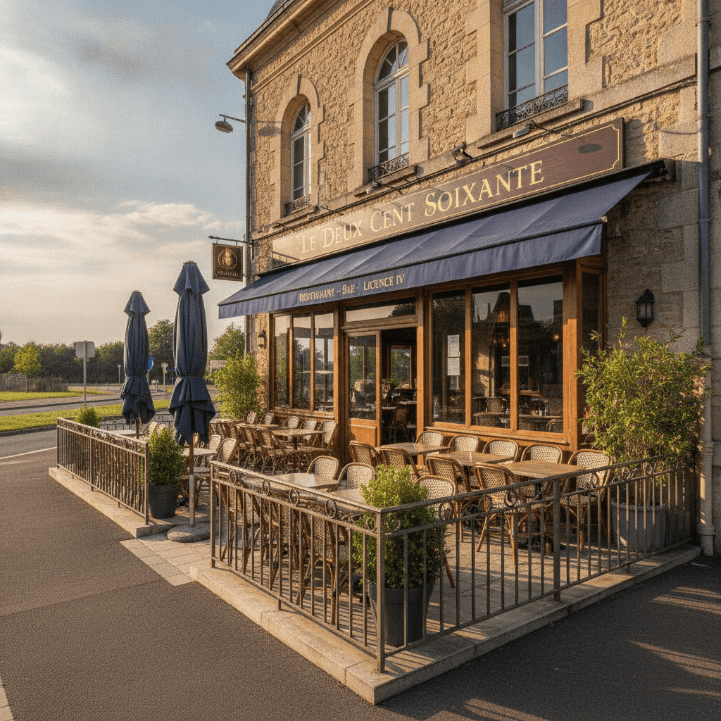 Restaurant 260m² à Bezannes : terrasse - licence IV - Image 1