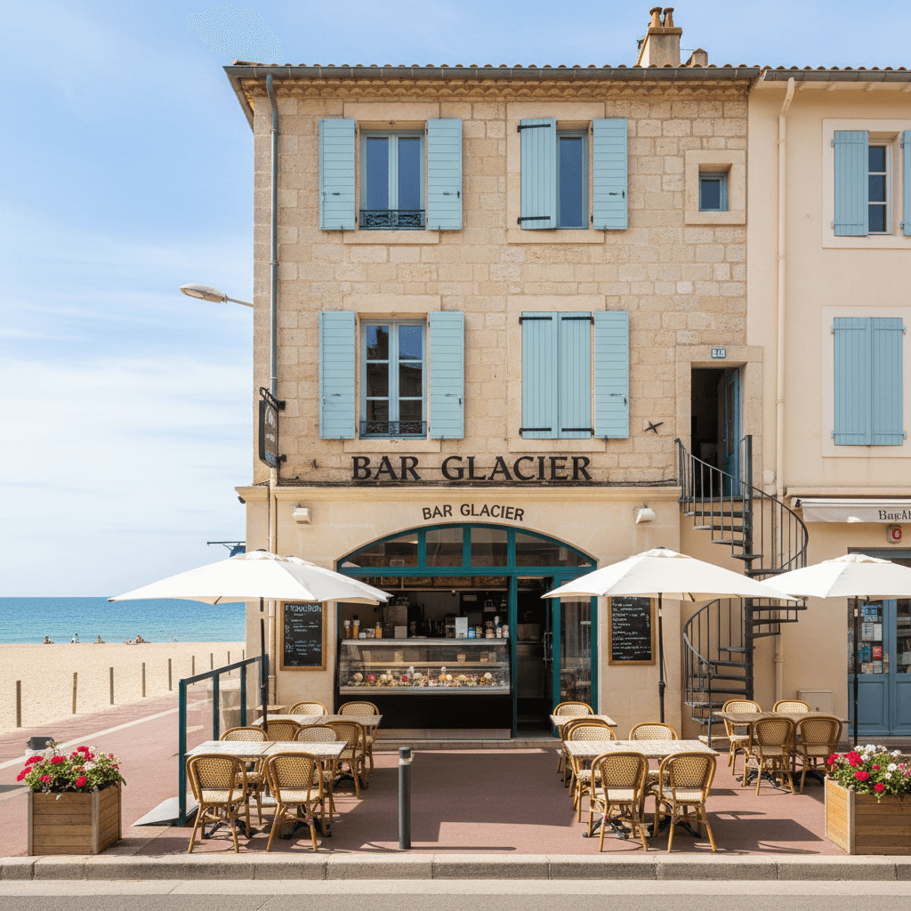 Bar-brasserie 90m² à Sète : terrasse - licence IV - Image 1