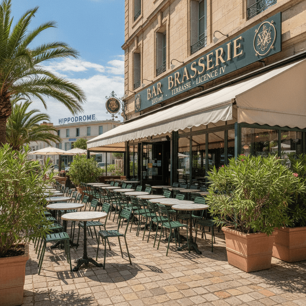 Bar-brasserie 100m² à Cagnes-Sur-Mer : terrasse - licence IV - Image 1