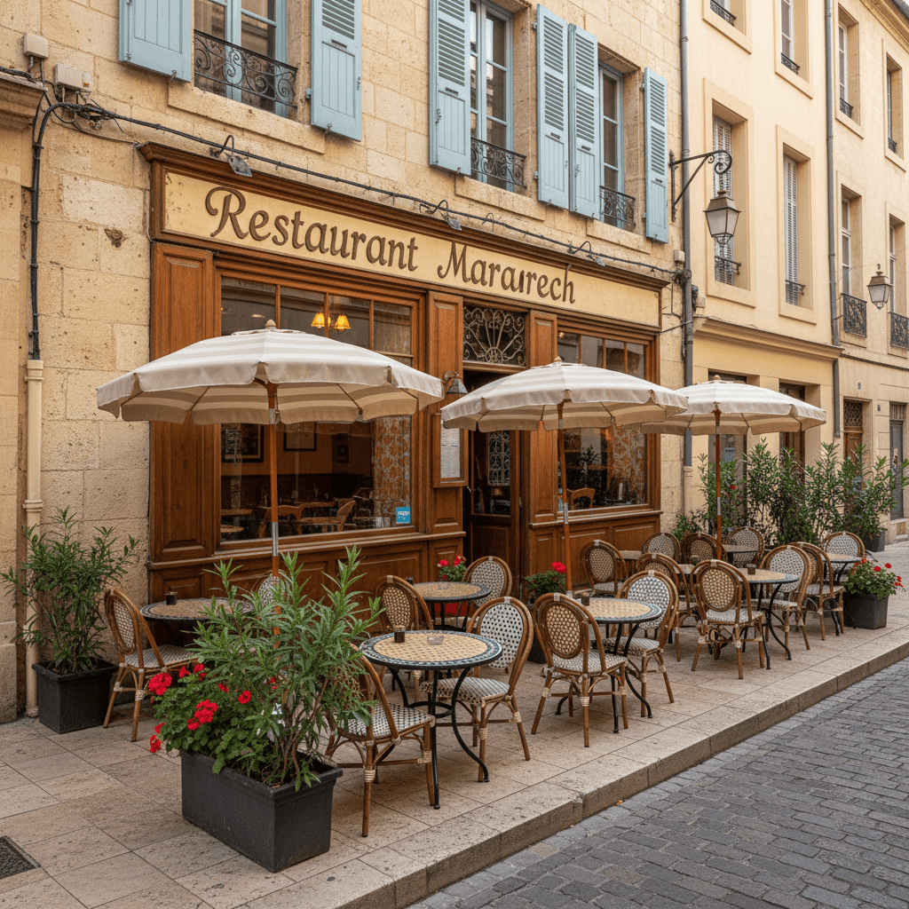 Restaurant 100m² à Montpellier : terrasse - licence IV