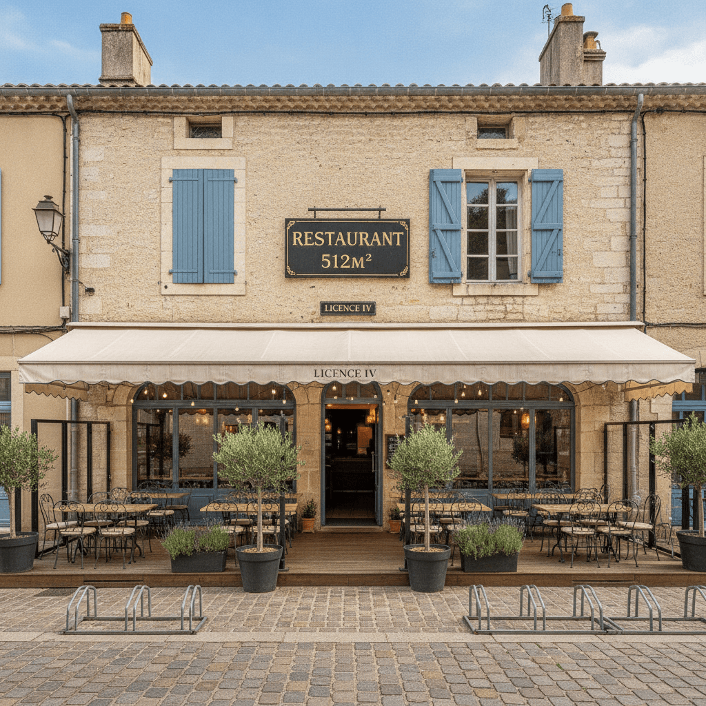Restaurant 512m² à Campagne-Sur-Aude : terrasse - licence IV - Image 1