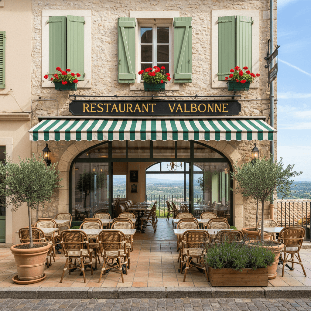 Restaurant 330m² à Valbonne : terrasse - licence IV - Image 1