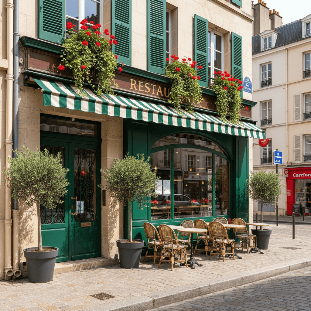 Restaurant 36 couverts à Ivry-sur-Seine : terrasse - extraction - Image 1