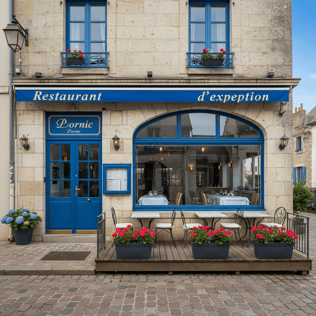 Restaurant 258m² à Pornic : terrasse - licence IV - Image 1