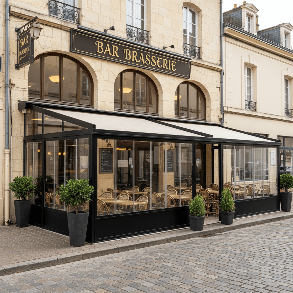Bar-brasserie à Saint-Denis-Sur-Loire : terrasse - Image 1