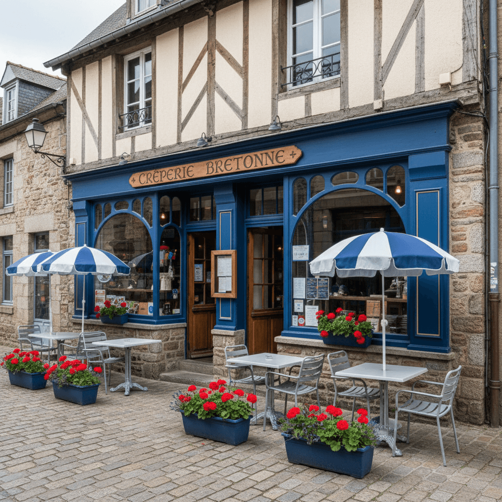 Restaurant à Dinan : terrasse - licence IV - Image 1