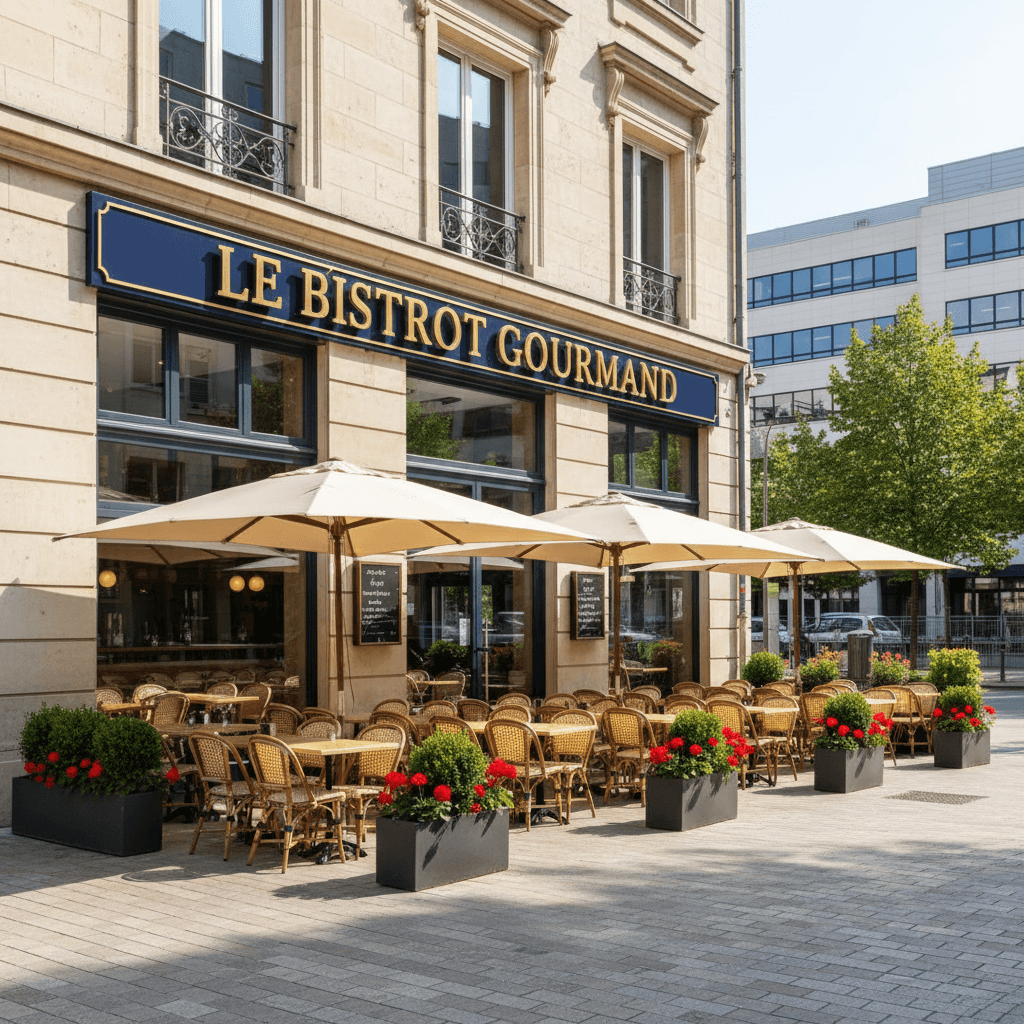 Restaurant 250m² à Saint-Priest : terrasse - licence IV - Image 1