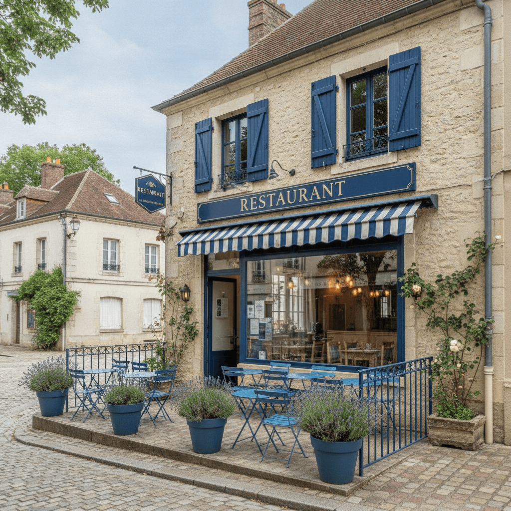 Restaurant 220m² à La Chaussée-Saint-Victor : terrasse - licence IV - Image 1